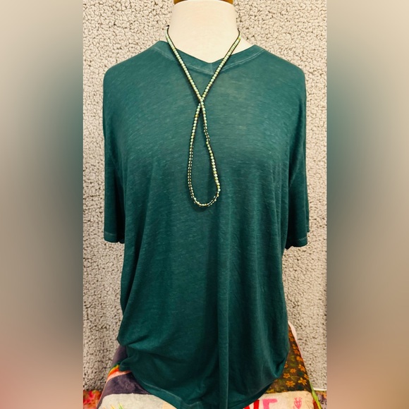 Lucky Brand Dark Green Men's Short Sleeve Tee - Picture 1 of 3